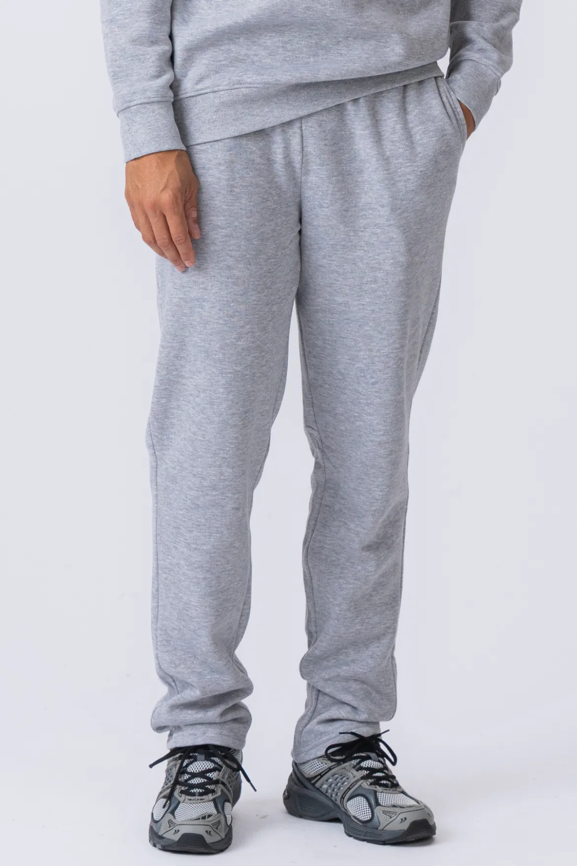 Essential Sweatpants - Grå Melange