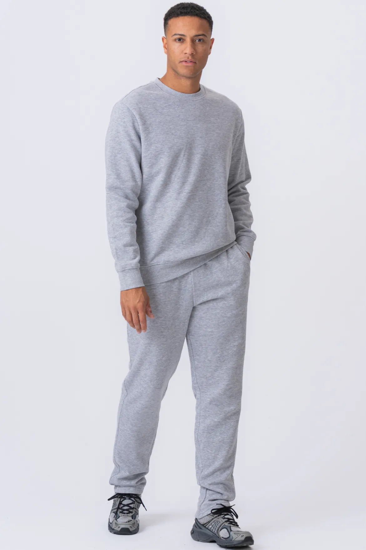 Essential Sweatpants - Grå Melange