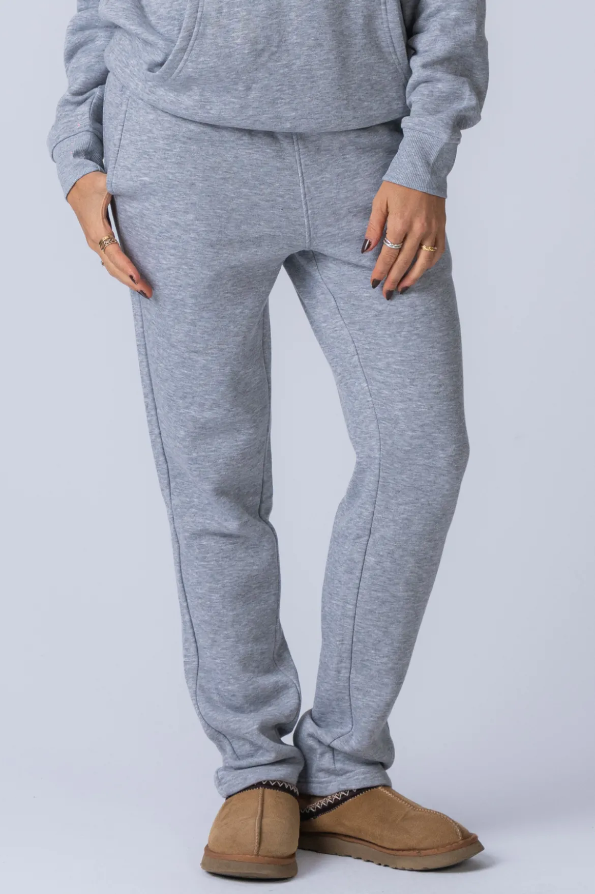 Essential Sweatpants - Grå Melange