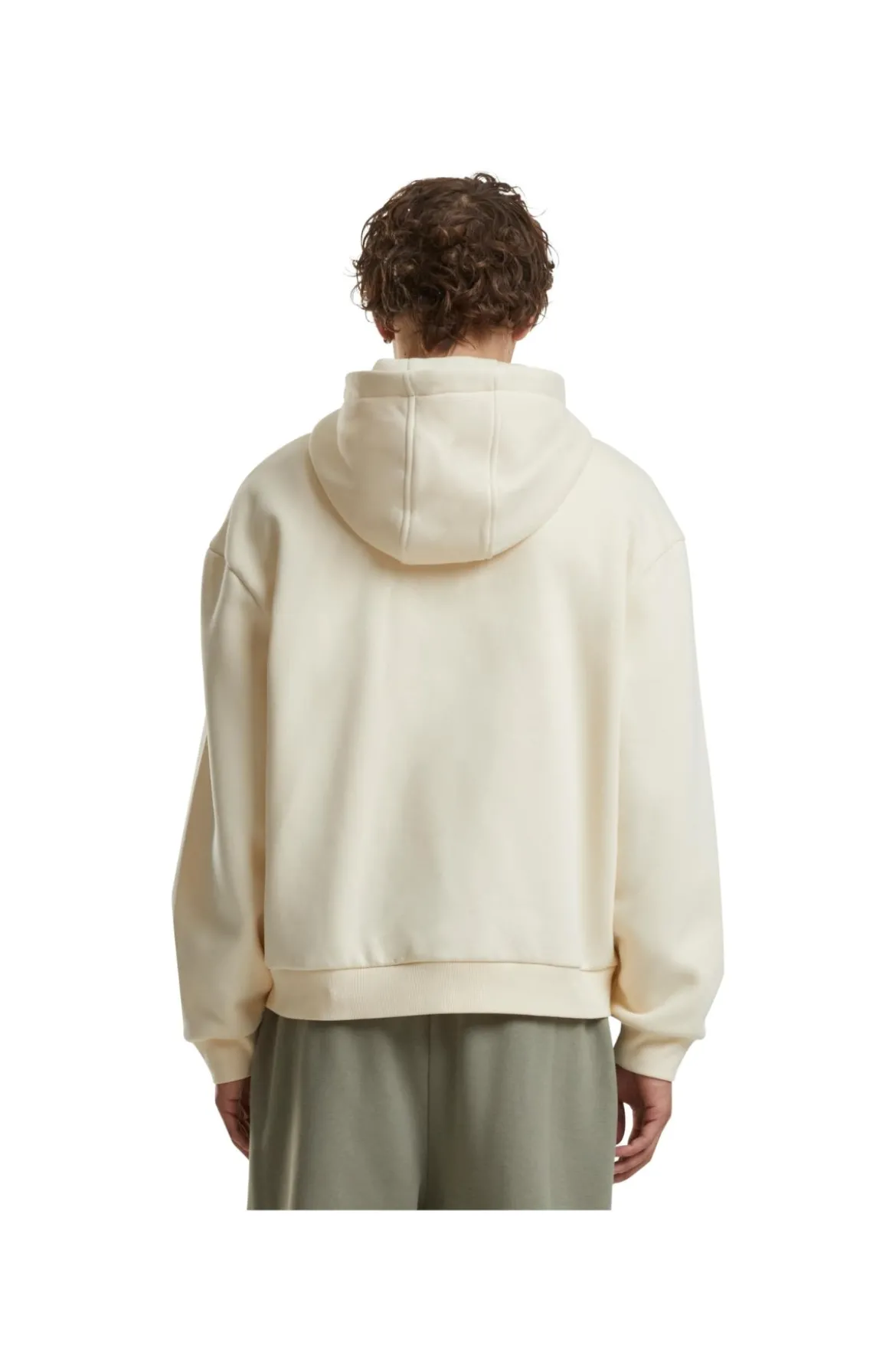 Everyday Zip Hoodie - White Sand