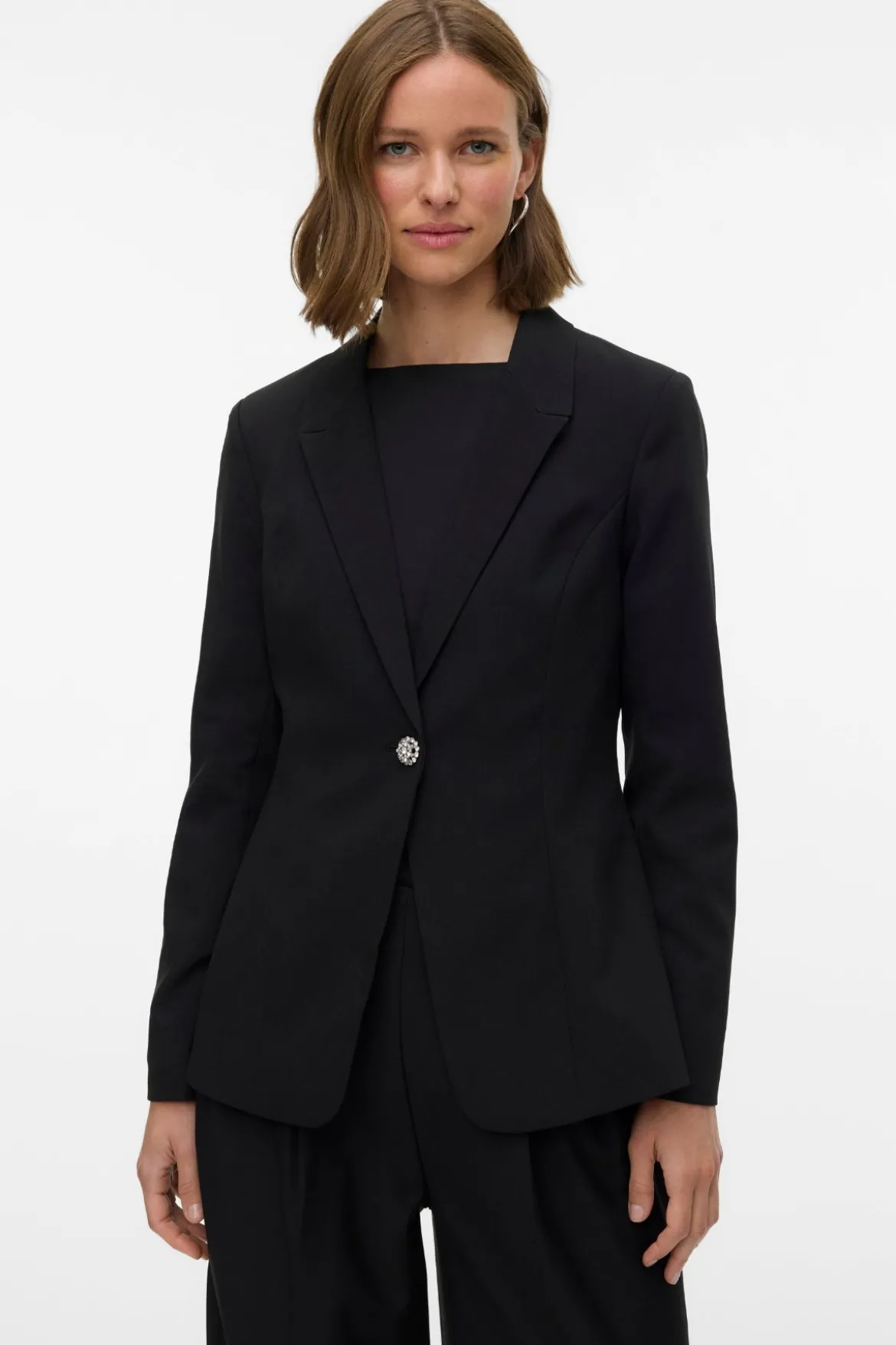 Filia Figursyet Blazer - Sort