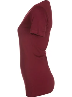 Fitted t-shirt - Bordeaux