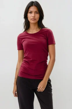 Fitted t-shirt - Bordeaux