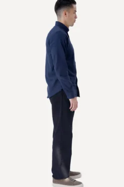 Flannel Skjorte - Navy