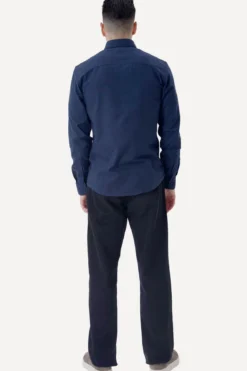 Flannel Skjorte - Navy