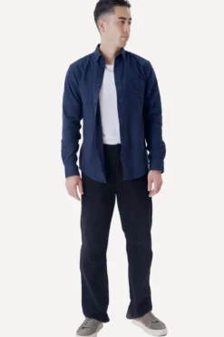 Flannel Skjorte - Navy