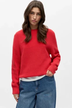 Flo Knit Pullover - Poinsettia