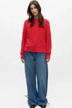 Flo Knit Pullover - Poinsettia