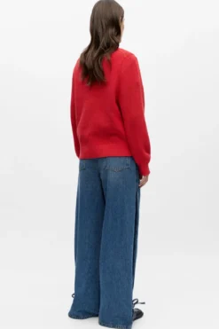 Flo Knit Pullover - Poinsettia