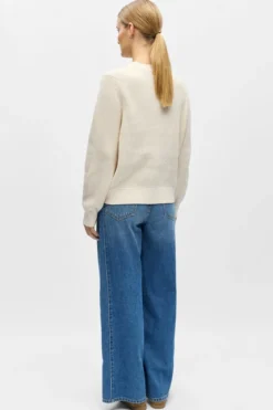 Flo Knit Pullover - White Sand
