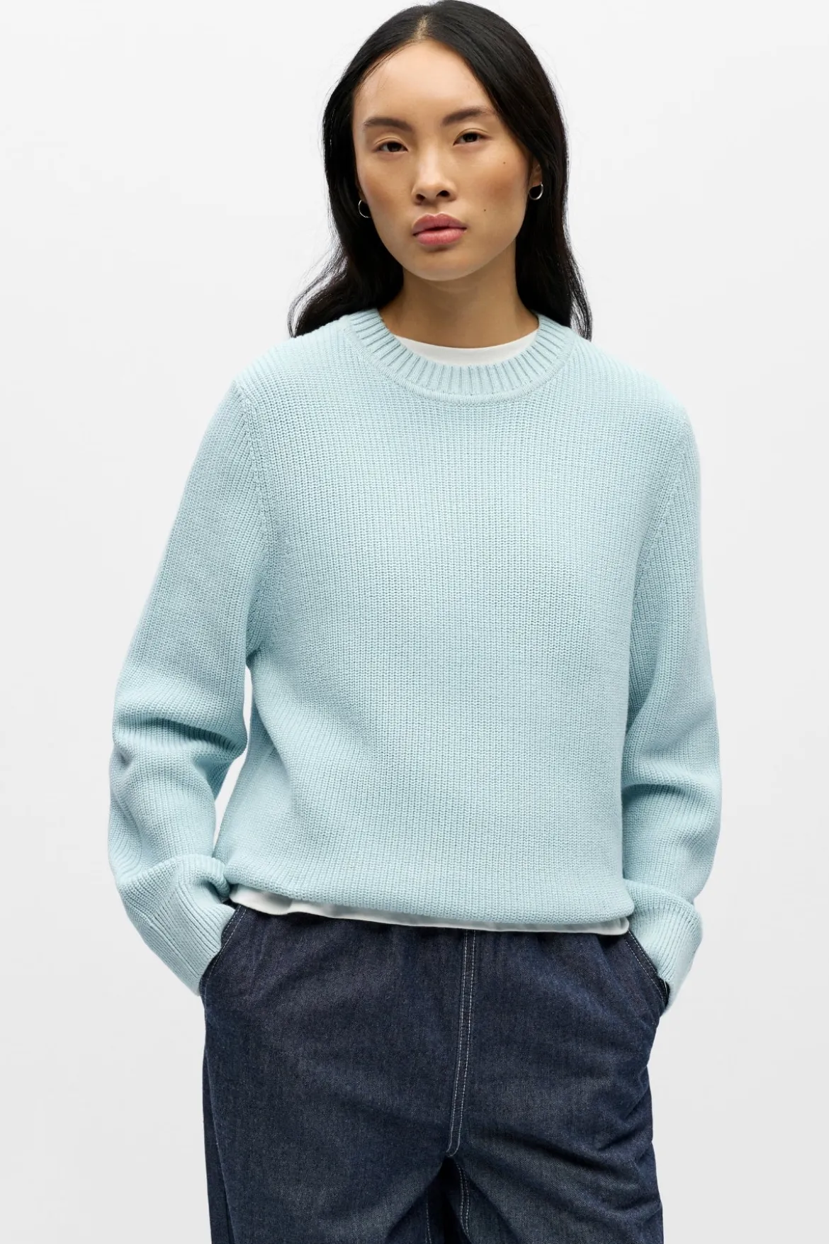Flo Knit Pullover - Winter Sky