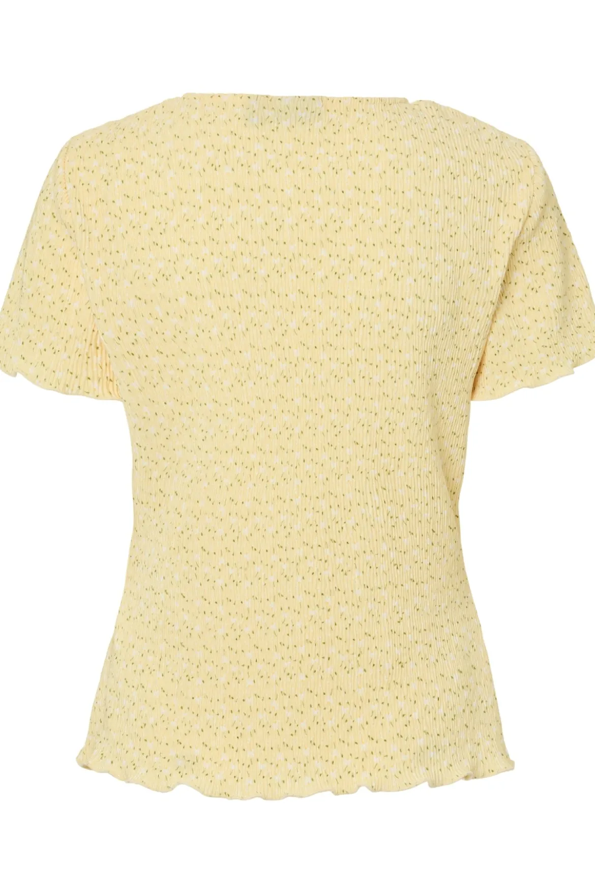 Flora O-Neck Top - French Vanilla