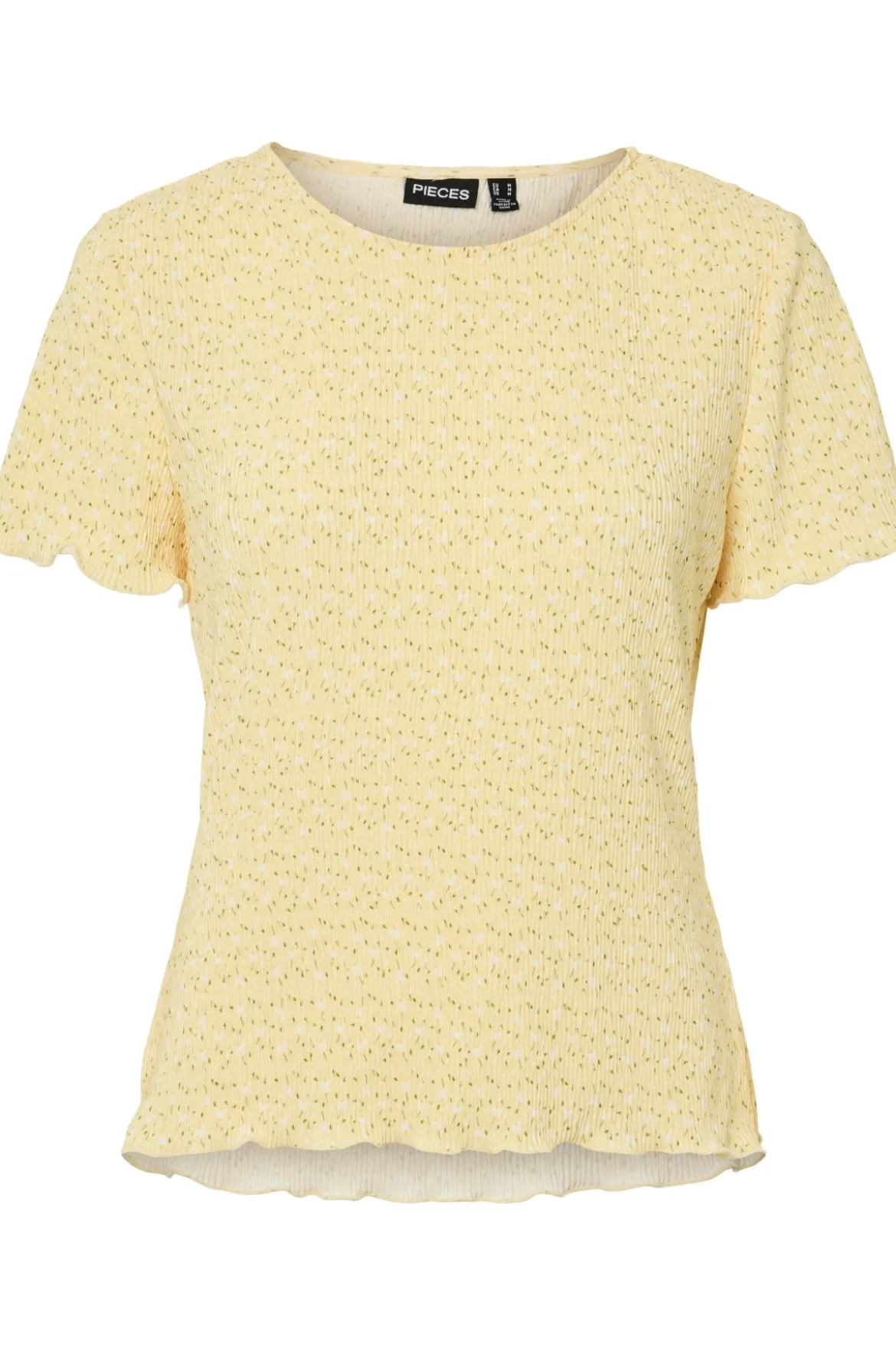 Flora O-Neck Top - French Vanilla
