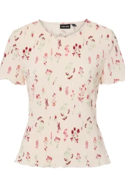 Flora O-Neck Top - Petal Pink