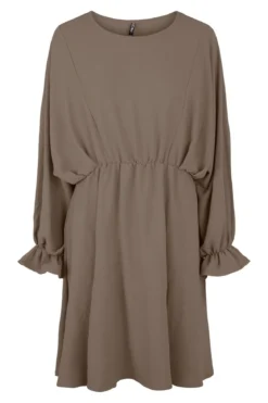 Flore Long Sleeve Kjole - Brun