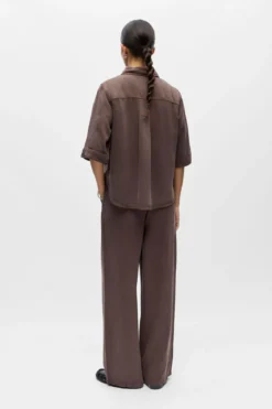 Frame Denim Top - Seal Brown