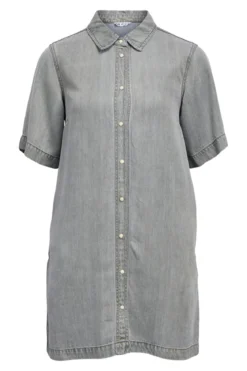Frame 2/4 Re Denimkjole - Light Grey Denim