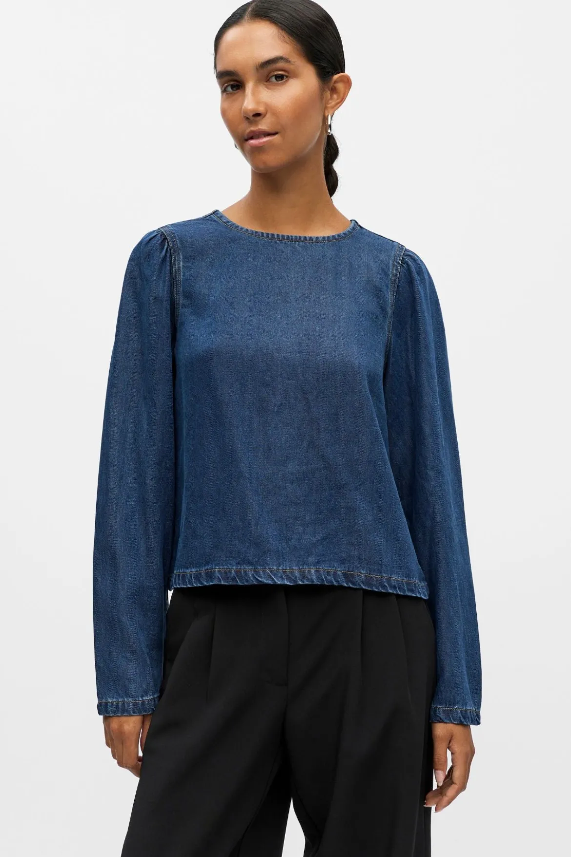 Frame Top - Mørkeblå Denim