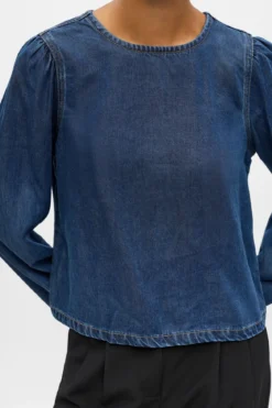 Frame Top - Mørkeblå Denim