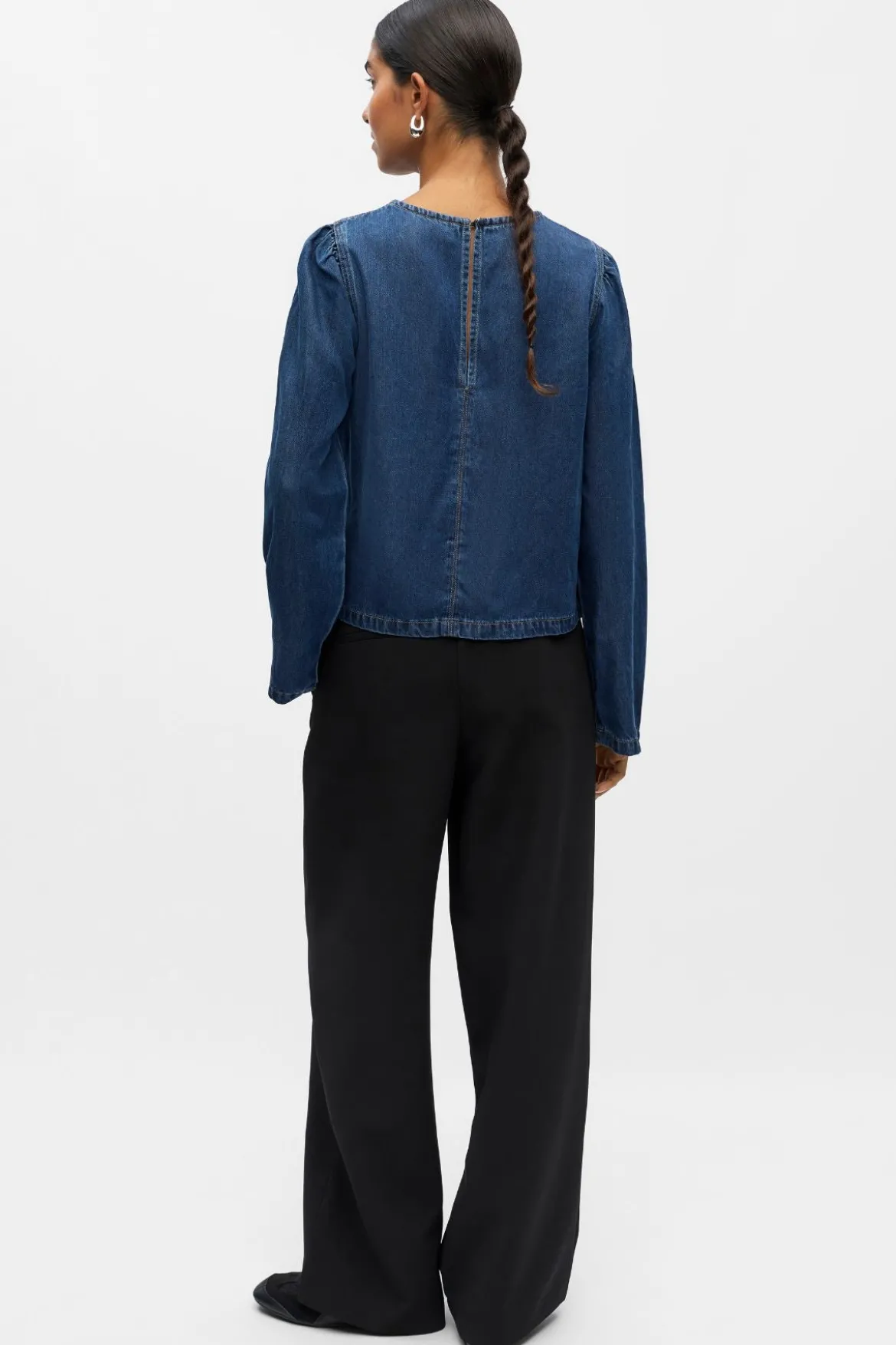 Frame Top - Mørkeblå Denim