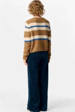 Galia Strikket Cardigan - Tannin Melange