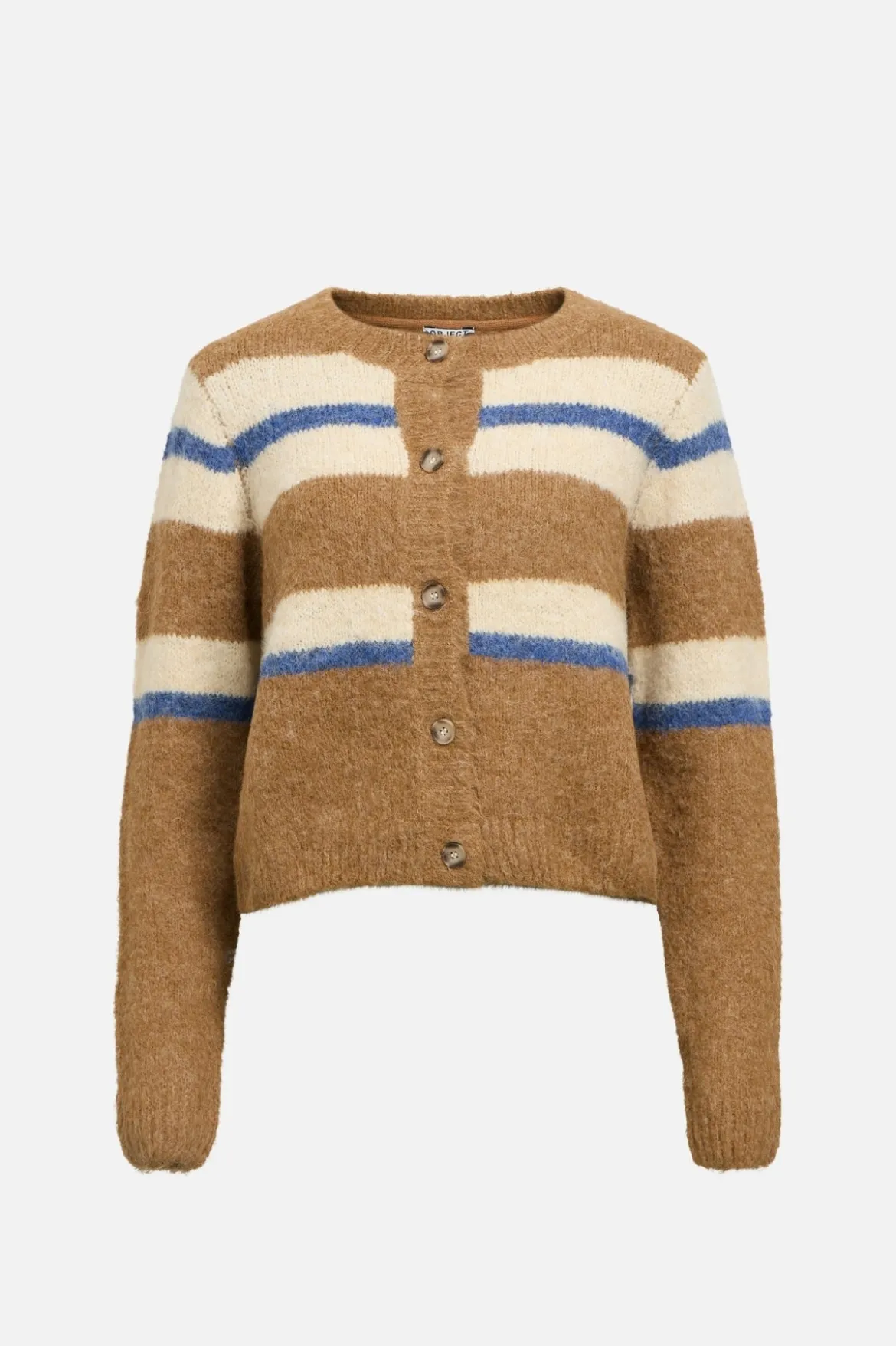 Galia Strikket Cardigan - Tannin Melange