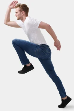 Glenn Stretch Jeans - Denim Blue (Slim fit)