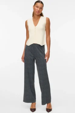 Gold V-Hals Vest - Birke