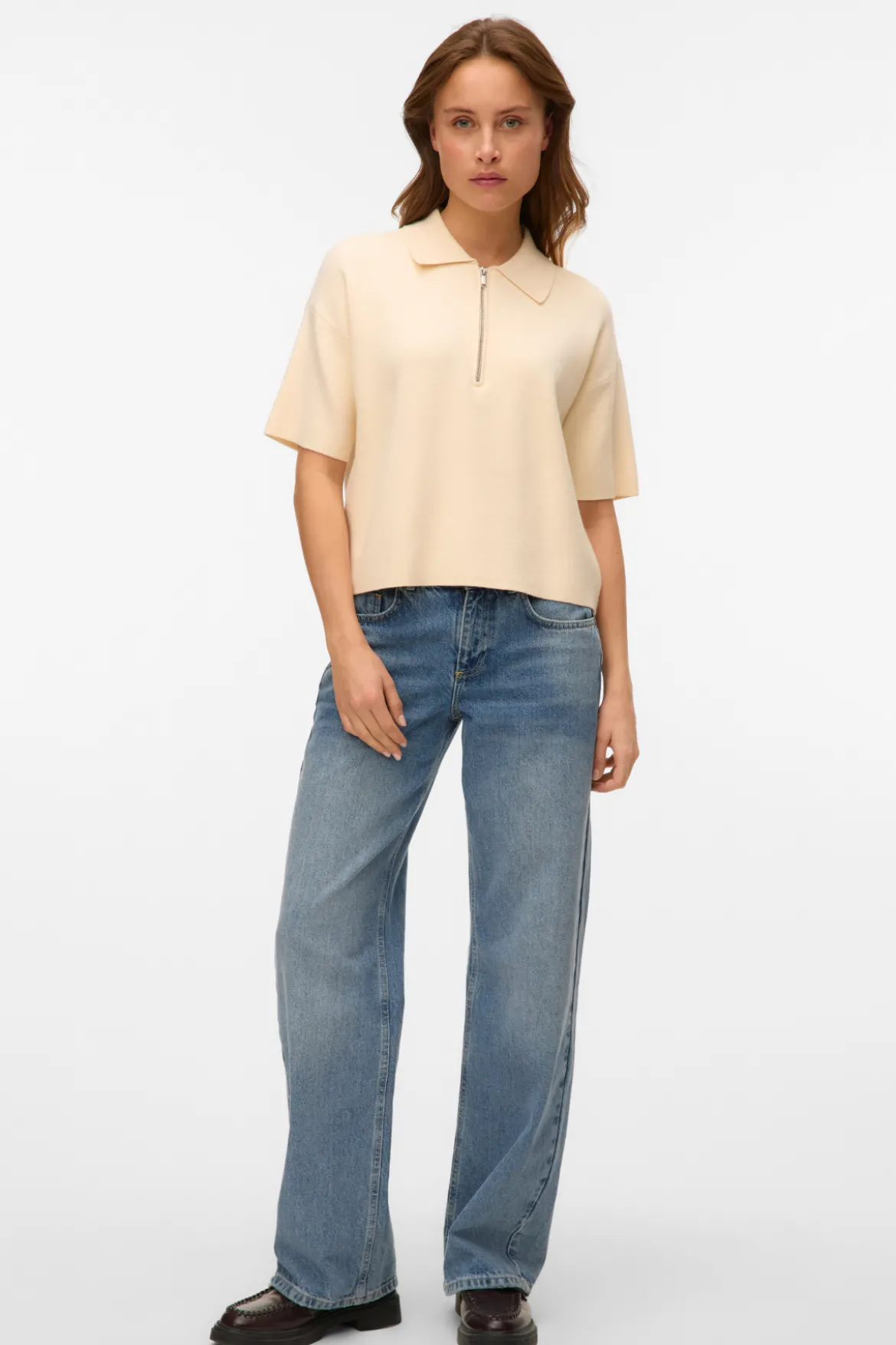 Guld 2/4 Poloneck Pullover - Birch