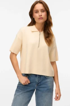 Guld 2/4 Poloneck Pullover - Birch