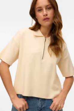 Guld 2/4 Poloneck Pullover - Birch