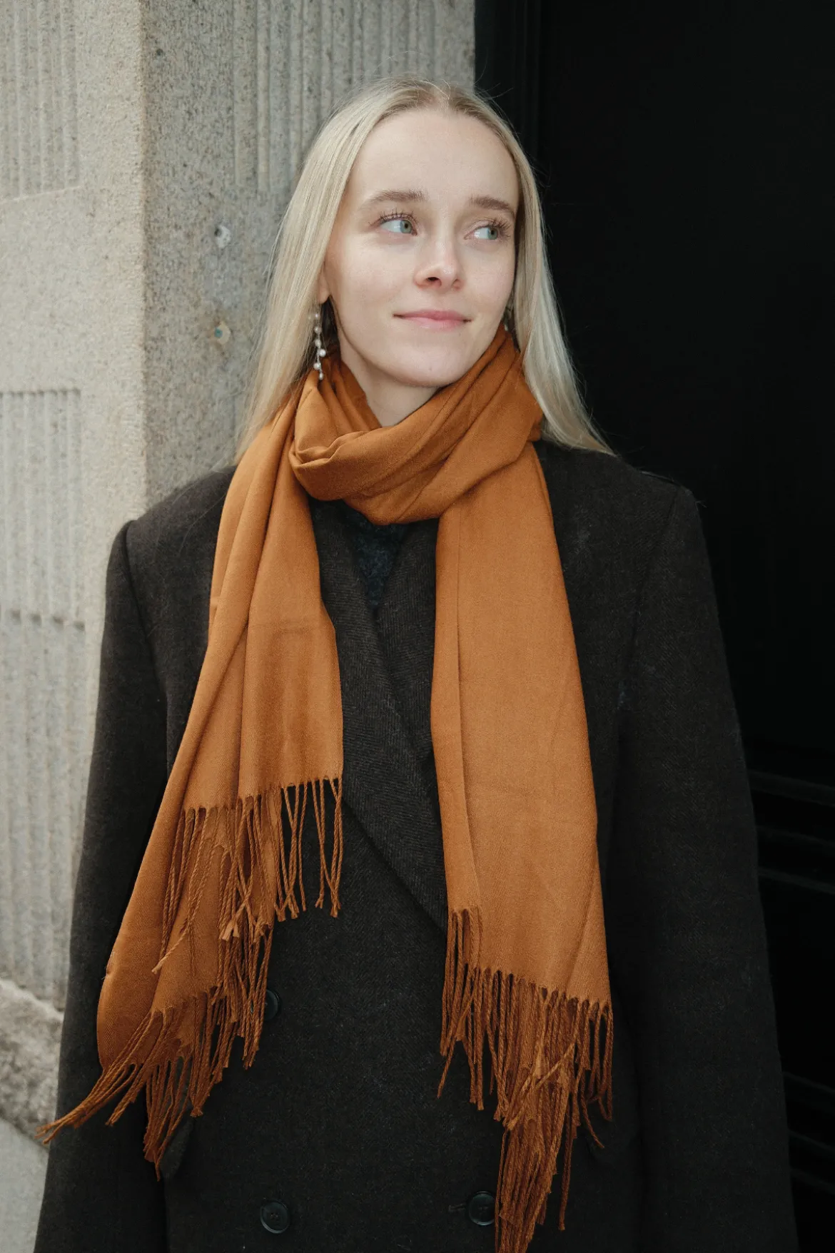 Halstørklæde - Brown