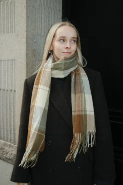Halstørklæde - Khaki