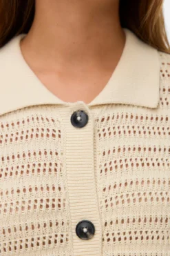 Hayley Poloneck Cardigan - Birch