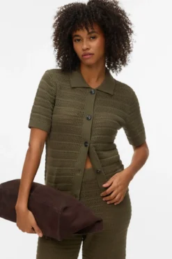Hayley Poloneck Cardigan - Kalamata