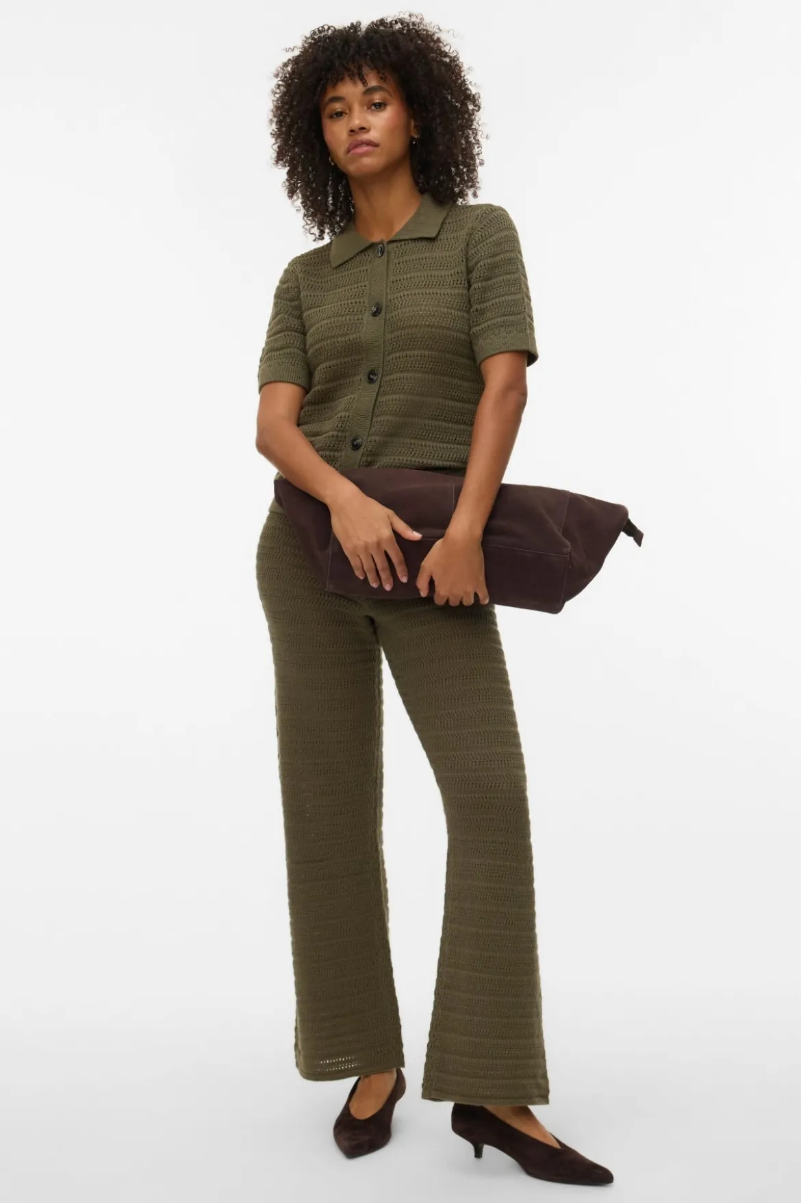 Hayley Poloneck Cardigan - Kalamata