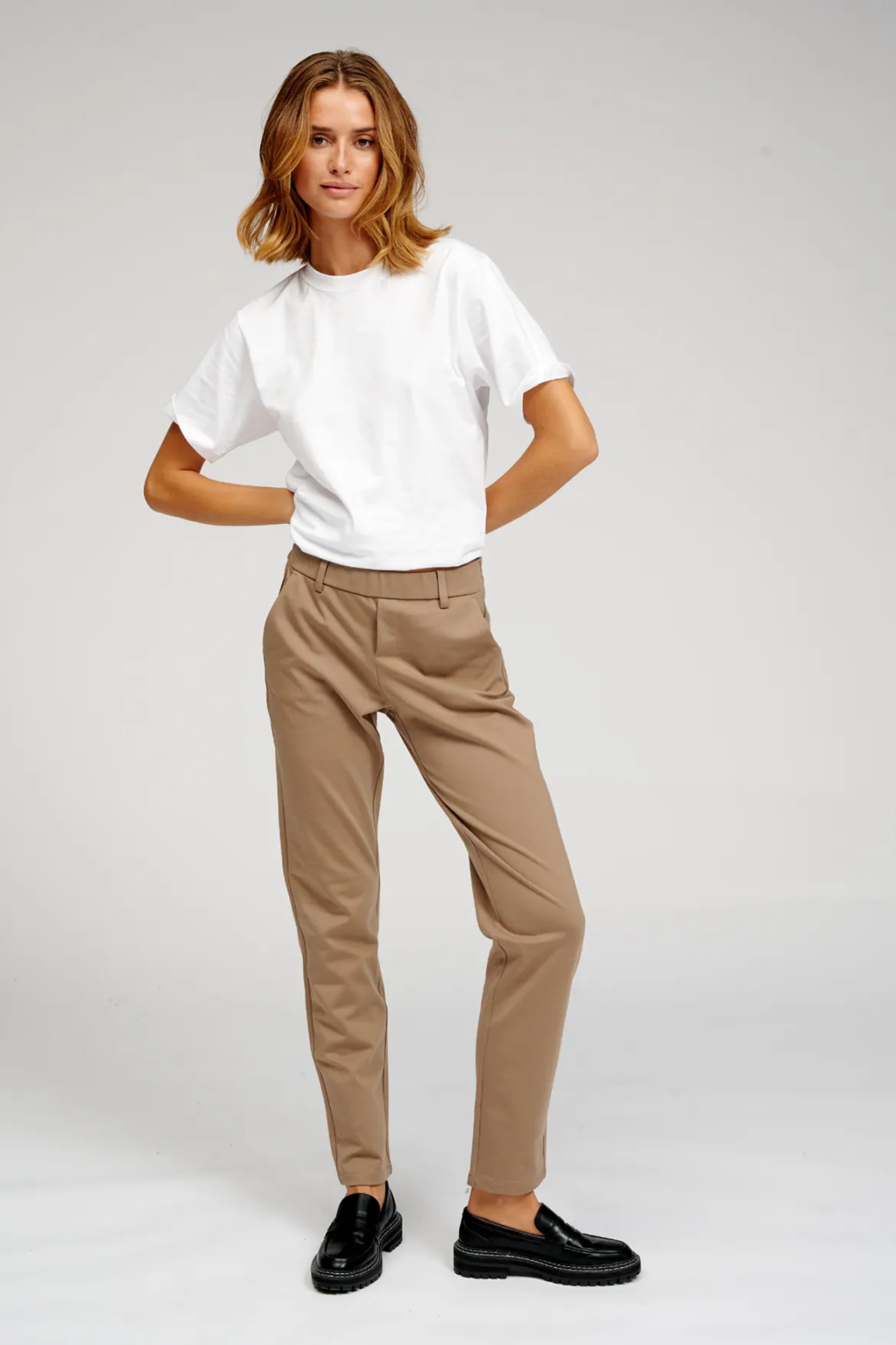 Haylie Pants - Mørk Beige