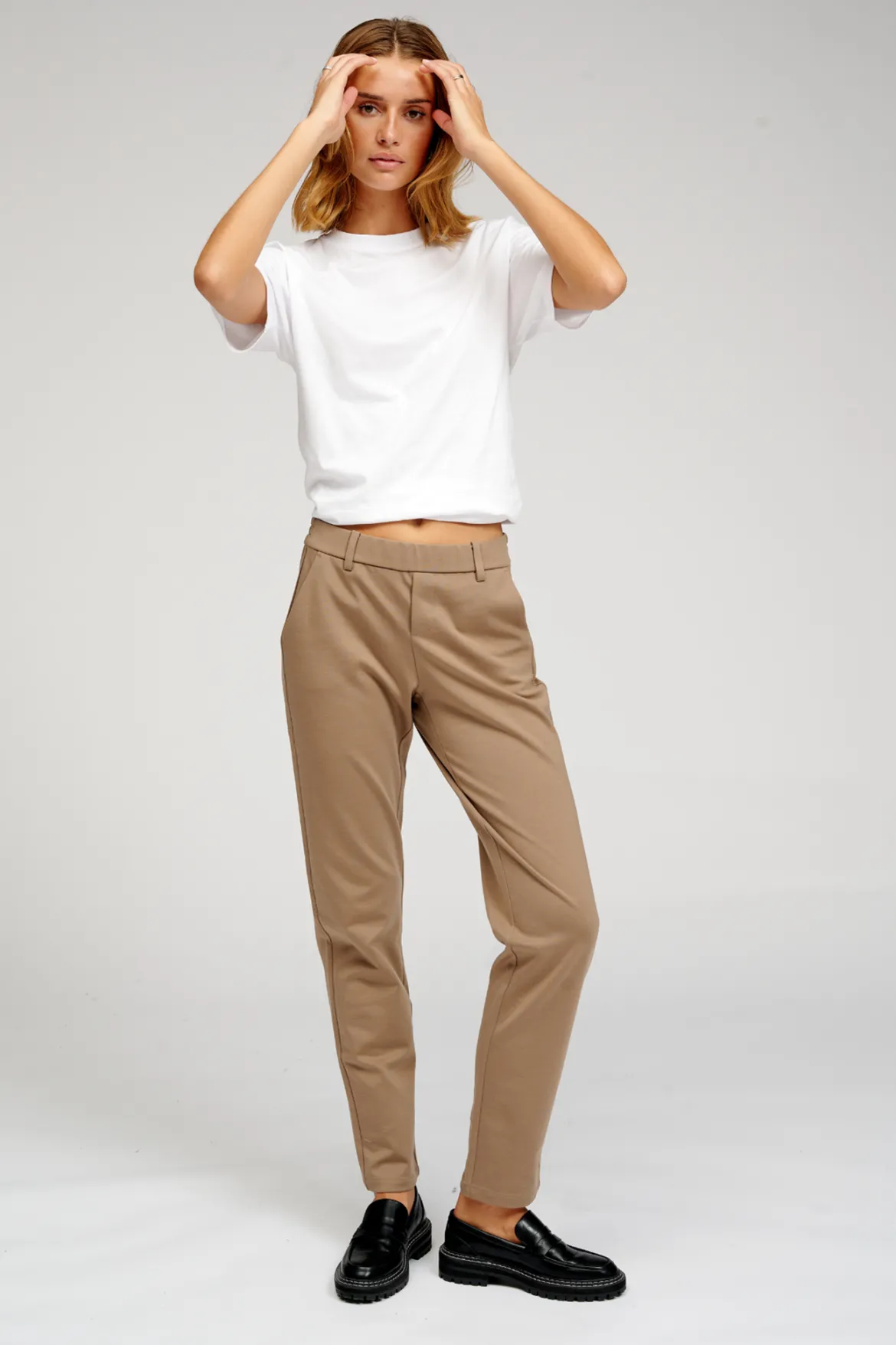 Haylie Pants - Mørk Beige