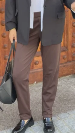 Haylie Pants - Mørkebrun