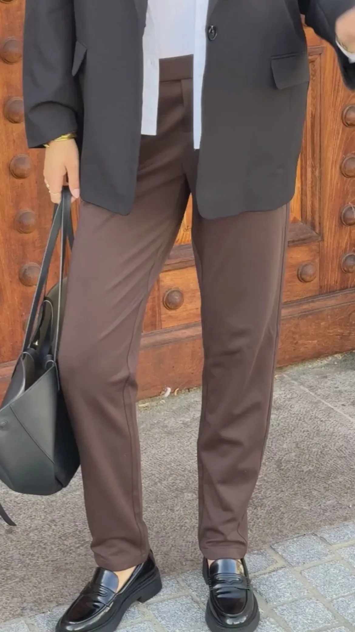 Haylie Pants - Mørkebrun