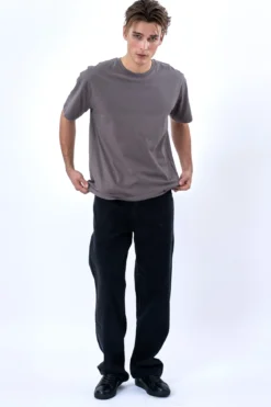 Heavy Boxfit Tee - Mørkegrå