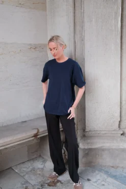 Heavy Boxfit Tee - Navy