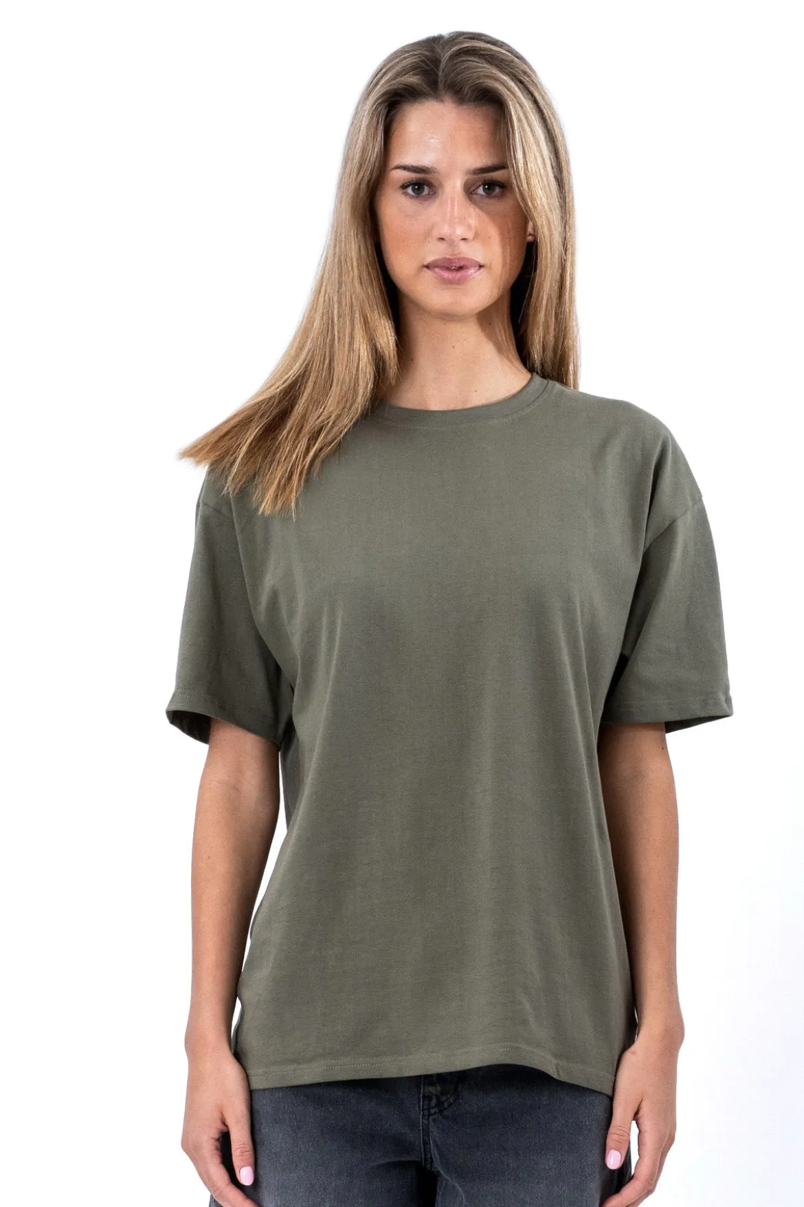 Heavy Boxfit Tee - Olive