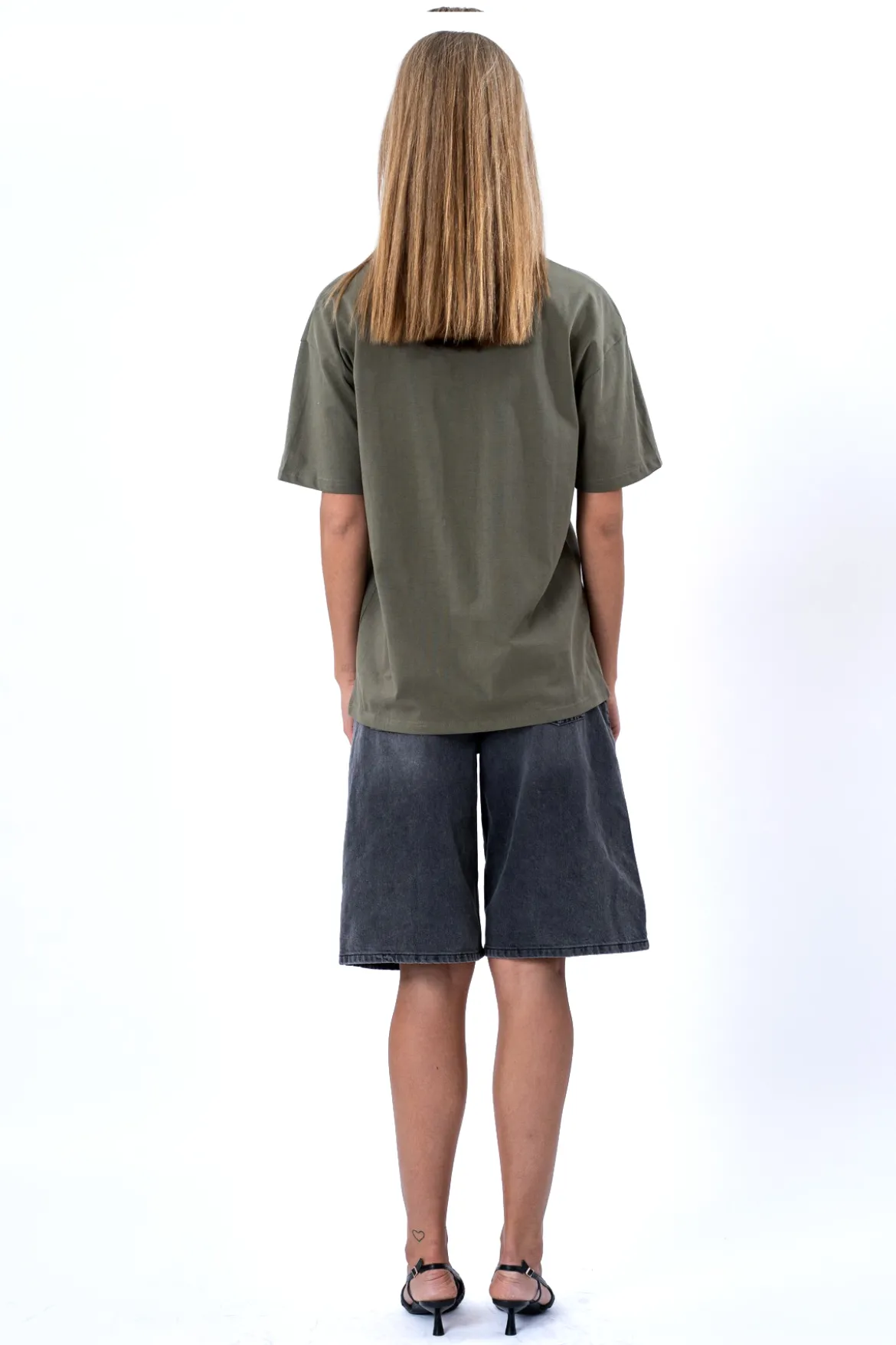 Heavy Boxfit Tee - Olive