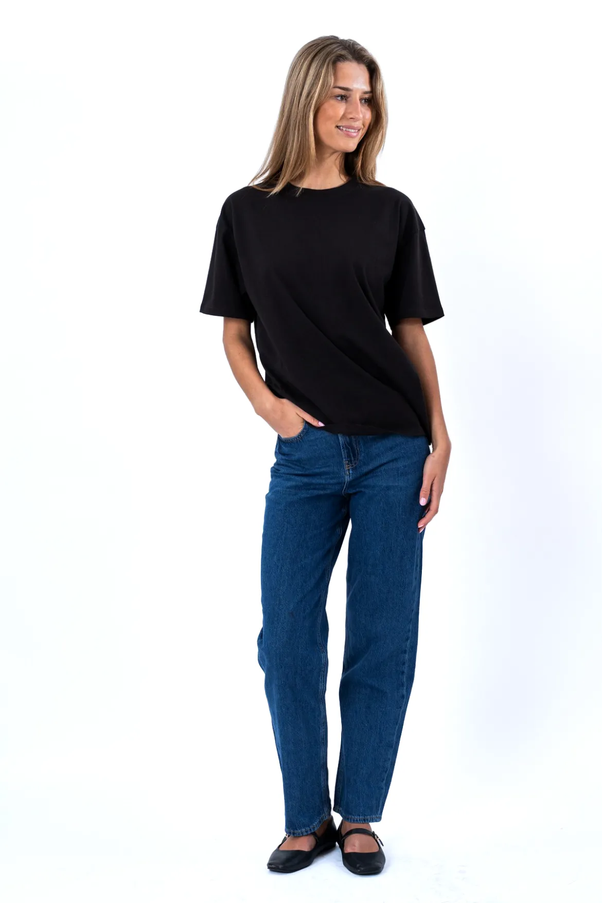 Heavy Boxfit Tee - Sort