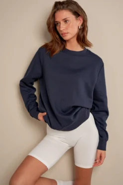 Heavy Crewneck - Navy
