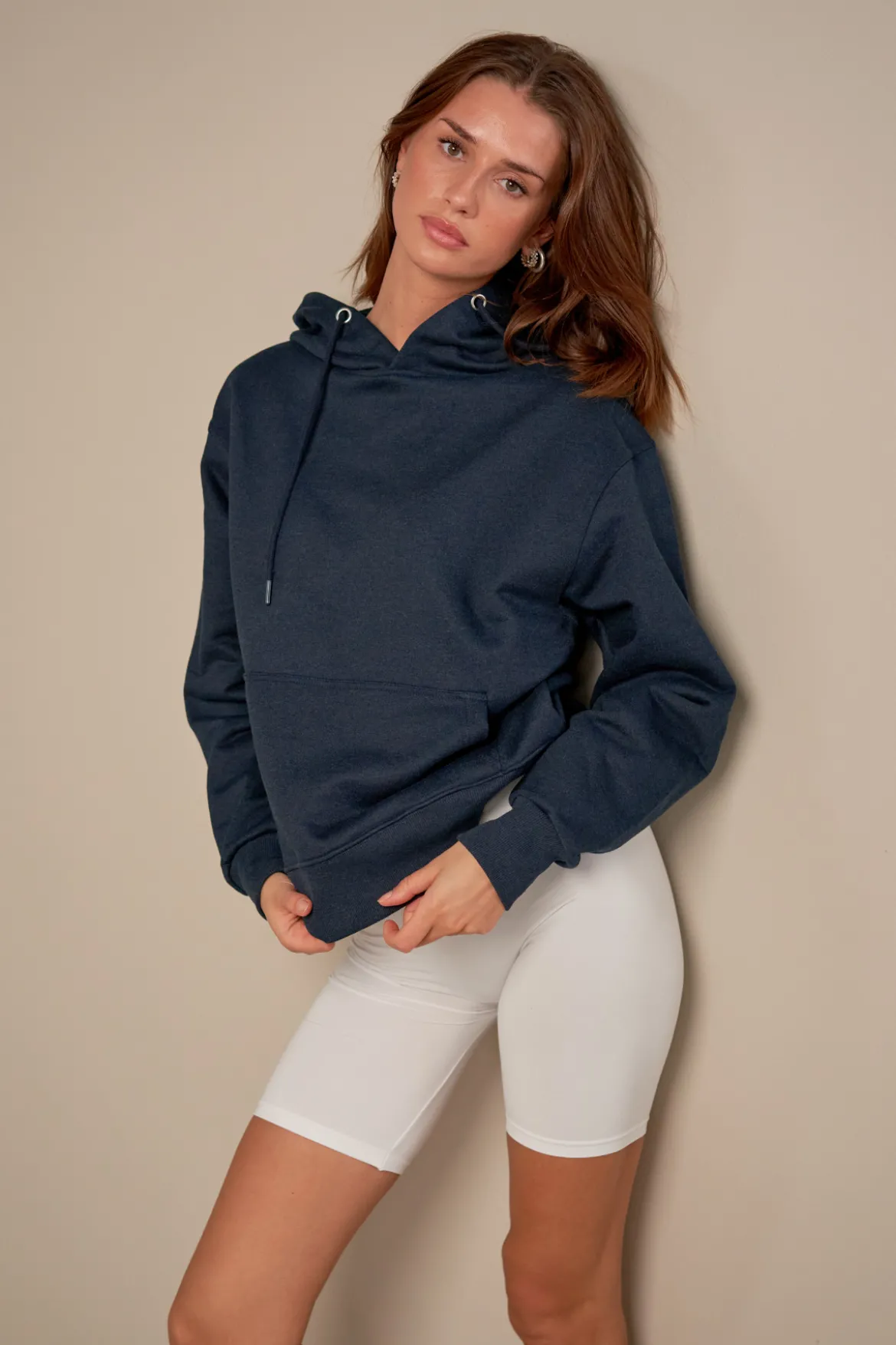 Heavy Hoodie - Heather Navy
