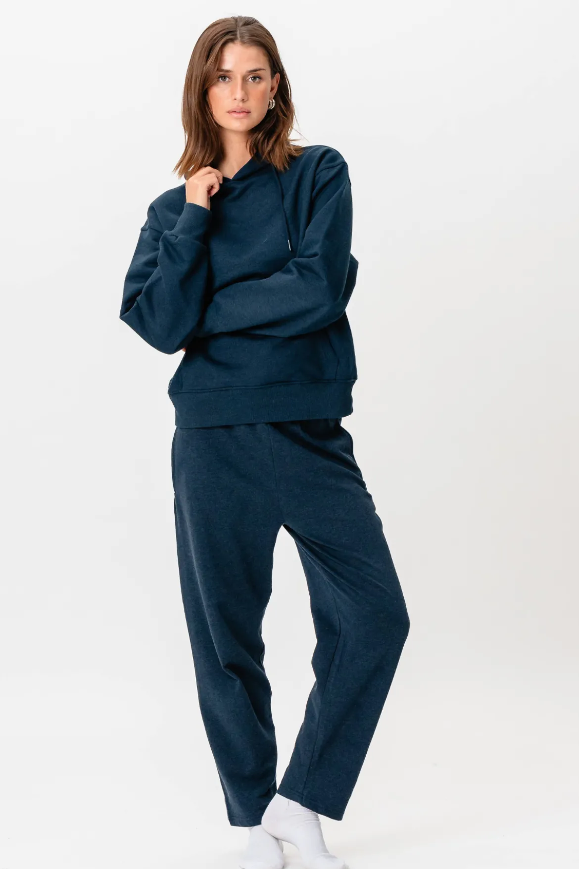 Heavy Hoodie - Heather Navy