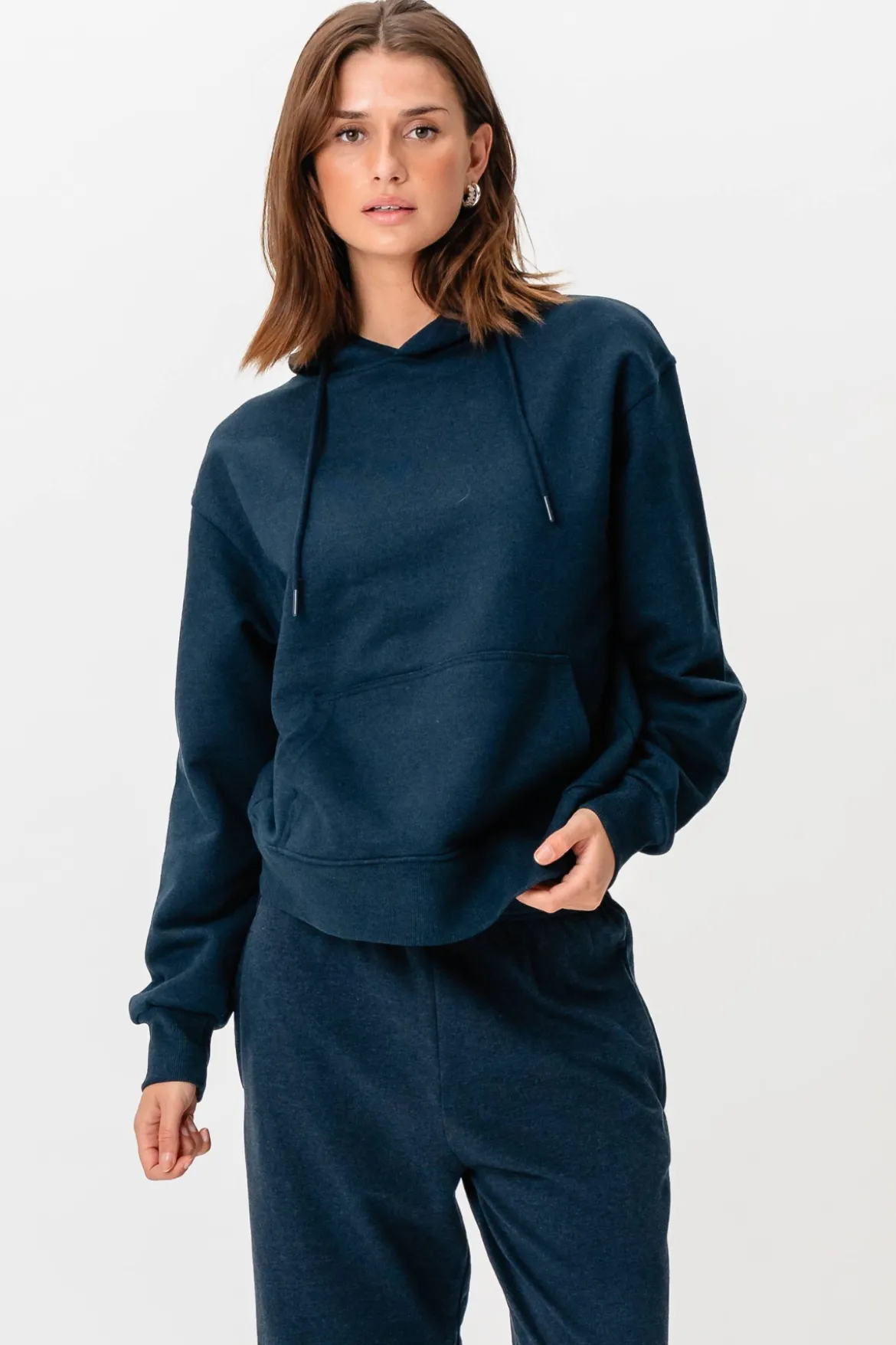 Heavy Hoodie - Heather Navy