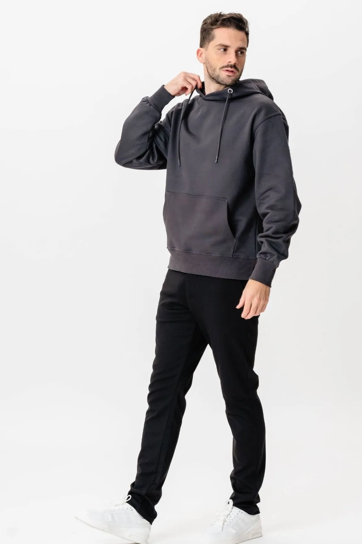 Heavy Hoodie - Mørkegrå